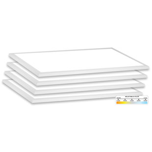 NUWATT Dimmable Rectangle Flush Mount (Set of 4)