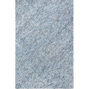 COMPANYC Heather Handmade Tufted Wool Indigo/Blue Area Rug