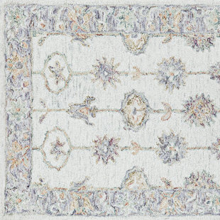 COMPANYC Spice Market Oriental Hand Tufted Wool Cream/Lavender/Light Green Area Rug