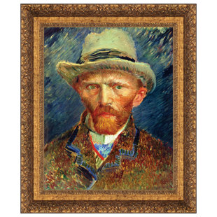 VAULT W ARTWORK " Self Portrait, Vincent Van Gogh, 1887 " by Vincent Van Gogh