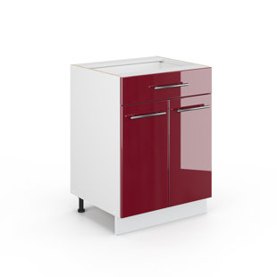 OSKAR KINDERLAND 82Cm H x 60Cm W x 52Cm D Oak Kitchen Unit Cabinet