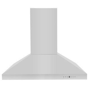 ZLINE 30" KL3 400 CFM Convertible Island Range Hood in Brushed Stainless Steel