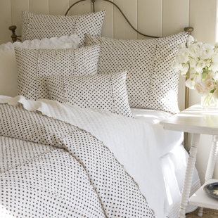 TAYLOR LINENS Dottie Modern & Contemporary Cotton Dots Duvet Cover