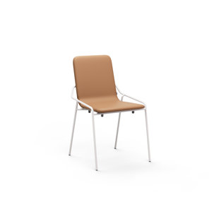 B&T DESIGN Dupont 18.5'' H Faux Leather Upholstered Side Chair