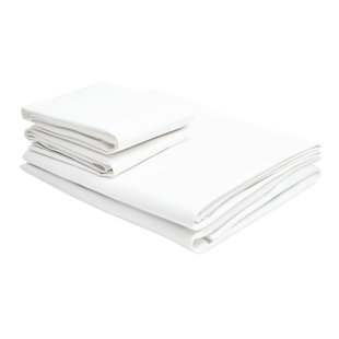 BOSTON LINEN COMPANY 144 Thread Count 100% Cotton Sheet Set