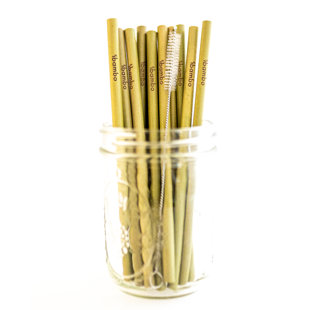 IBAMBO 8-Inch Reusable Straws - Eco-Friendly for Sustainable Sipping