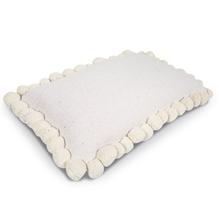EDGEMOD Pom Pom-poms Cotton Throw Pillow (Set of 2)