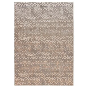 KEVIN O'BRIEN STUDIO Land Sea Sky Geometric Beige/Brown Area Rug