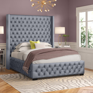 ETTA AVENUE™ Zane Tufted Upholstered Low Profile Standard Bed