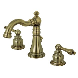 KINGSTON BRASS Victorian Widespread Bathroom Faucet with Drain Assembly