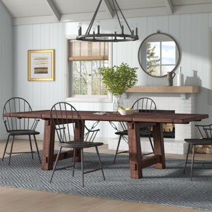 LAUREL FOUNDRY MODERN FARMHOUSE® Vogan Trestle Dining Table