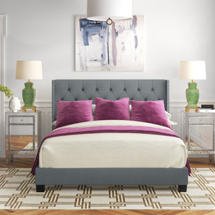 ETTA AVENUE™ Tianna Upholstered Wingback Bed