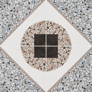 IVY HILL TILE Grain Deco 7.87 in. x 7.87 in. Matte Porcelain Floor and Wall Tile (12.48 Sq. Ft. / Case)