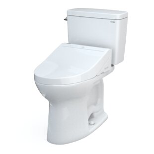 TOTO Drake® 1.28 GPF Water Efficient Elongated Two-Piece Toilet with Tornado Flush® (Seat included)