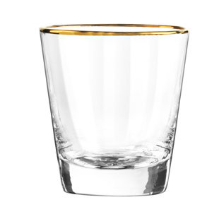 Qualia Glass Dominion 4 - Piece Glass Whiskey Glass Glassware Set (Set of 4)
