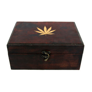 CARINA'S COLLECTION Leaf Engraved Gift Decorative Box