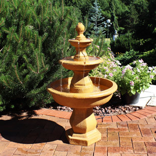 SUNNYDAZE DECOR Weather Resistant Floor Fountain