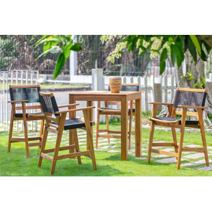 PANAMA JACK OUTDOOR Laguna Square 4 - Person Outdoor Dining Set