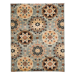 ANDOVER MILLS™ Avery Machine-Made Area Rug in Gray/Beige/Brown