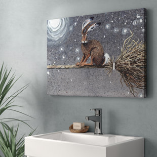 VIV + RAE Leinwandbild Flyaway Hare von Maggie Vandewalle