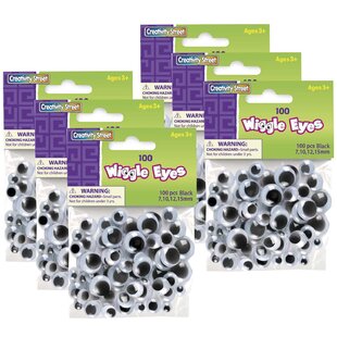 CREATIVITY STREET® Wiggle Eyes (Set of 6)