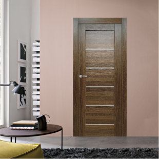 VALUSSO DESIGN LLC Modern Glass Standard Door without Installation Hardware Kit