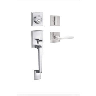 COLOSUS Handleset with Deadbolt Door Rosette