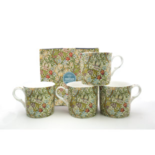 HERITAGE Lily Bone China Mug (Set of 4)