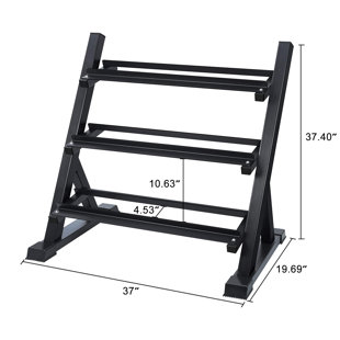 JTANGL 19.69'' W Stainless Steel Weight Rack