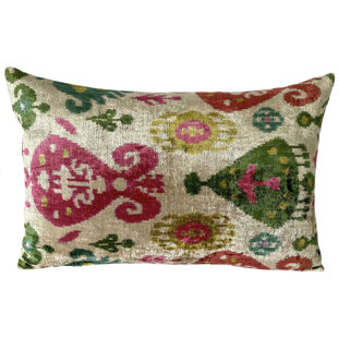 METROHOUSE DESIGNS Madri Paisley Velvet Throw Pillow