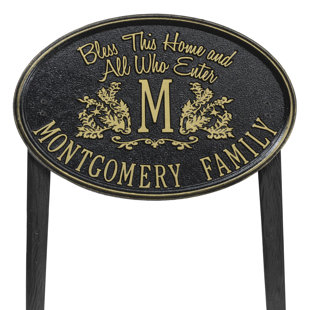 WHITEHALL PRODUCTS Bless Our Home Memorial Plaque