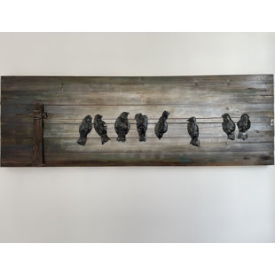 GASPO Handmade Rustic Animals Wall Decor on Metal