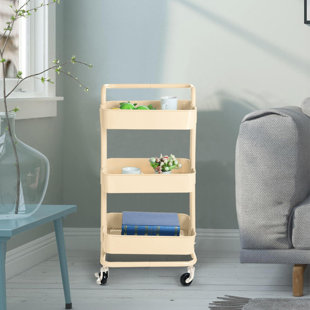 WCCTNYDY INC 33.86'' H x 17'' W Utility Cart with Wheels