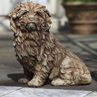 CAMPANIA INTERNATIONAL Fluffy Dog Statue