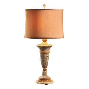 BELLO TREASURE Fossil And Caramel Marble Table Lamp