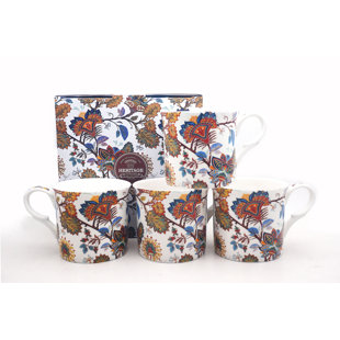 HERITAGE Bimini Bone China Mug (Set of 4)
