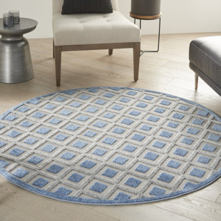 HOMEROOTS HRT Furniture Performance Blue Rug