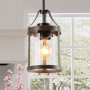 GRACIE OAKS Dayton 1 - Light Bronze Single Pendant