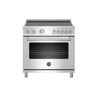 Bertazzoni 36" 5.9 Cubic Feet Electric Freestanding Range with Radiant Cooktop