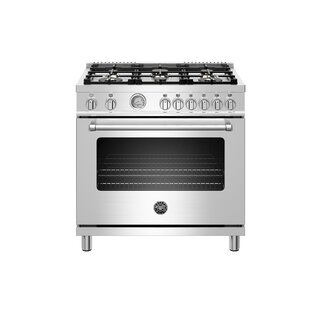 Bertazzoni 36" 5.9 Cubic Feet Freestanding Range