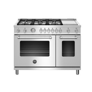 Bertazzoni 48" 4.7 Cubic Feet Natural Gas Freestanding Range