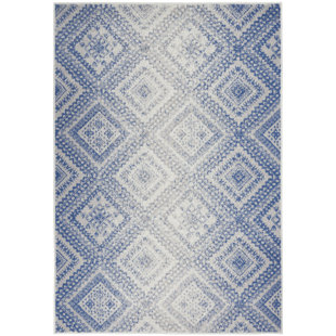 HOMEROOTS HRT Furniture Performance Blue Rug
