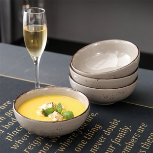 BRAMBLY COTTAGE Kamar 27 Oz. Cereal / Dessert Bowl (Set of 4)