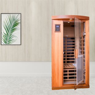 CHEETAH SOURCING Red Cedar Far Infrared Sauna Room With Arc Top Design