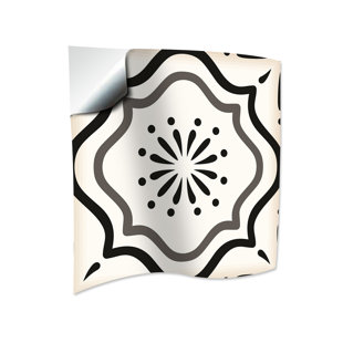 MI ALMA 4'' W x 4'' L Vinyl Peel and Stick Mosaic Tile (Set of 24)