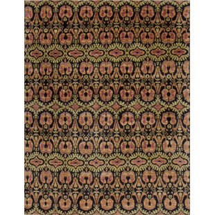SAMAD RUGS Vogue Ikat Hand-Knotted Wool Area Rug