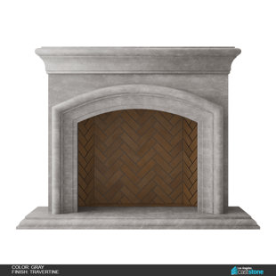 LOS ANGELES CAST STONE Vira Fireplace Surround