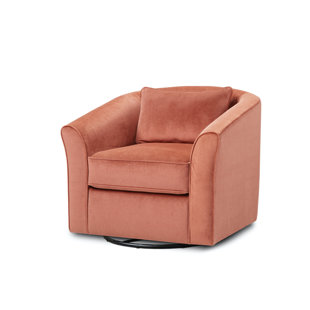 CHELSEA HOME FURNITURE Monroe Upholstered Swivel Barrel Chair