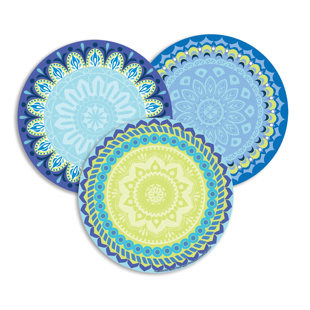 EUREKA® Blue Harmony Assorted Round Paper Cut Outs (Set of 6)