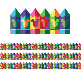 EUREKA CLASSROOM Geo Mickey Pencils Deco Trim (Set of 3)